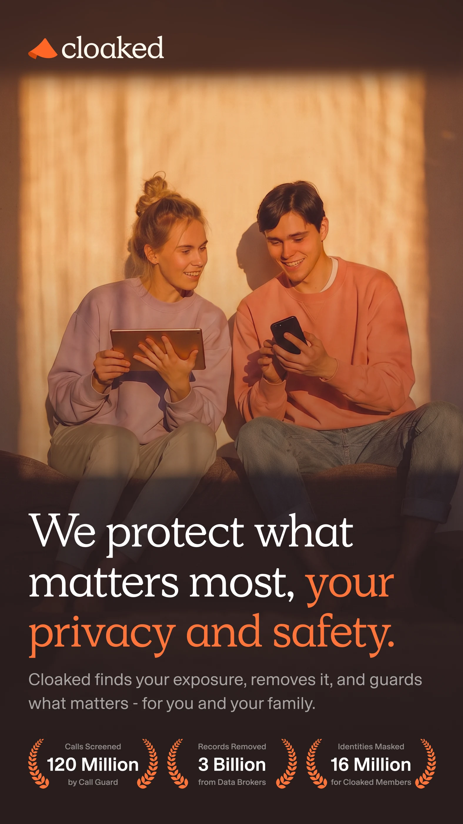 Cloaked: Protect your privacy screenshot