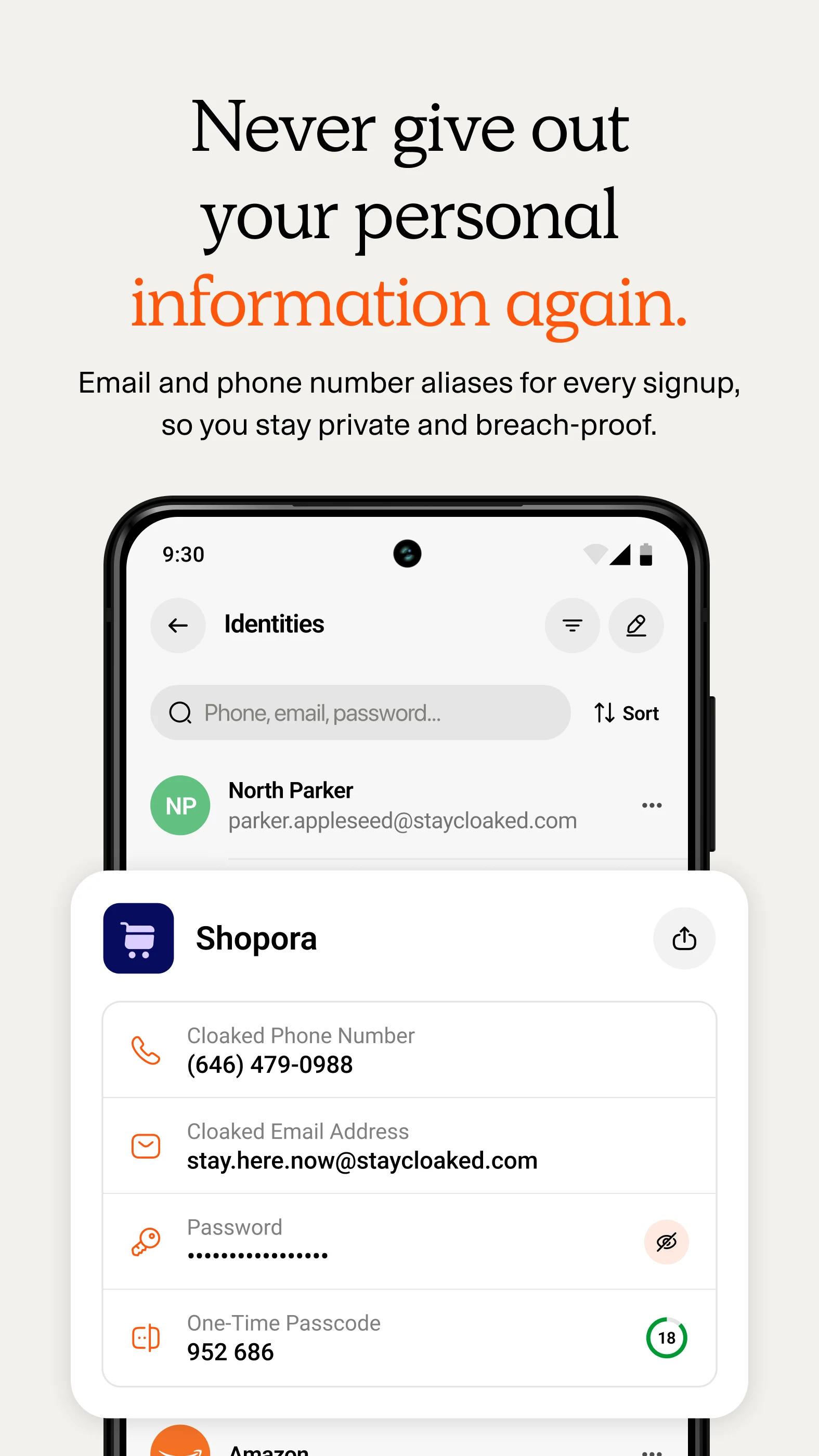 Cloaked: Protect your privacy screenshot